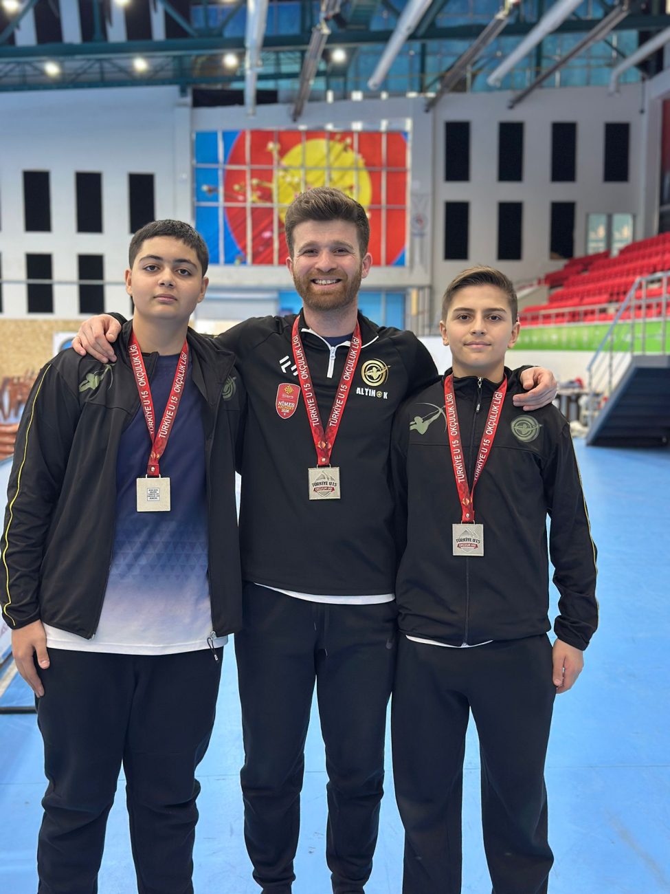 Türkiye U15 Okçuluk Ligi finali madalyalı sporcularımız
